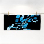 Blue abstraction Hand Towel Front