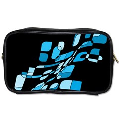 Blue Abstraction Toiletries Bags 2-side