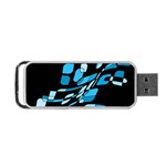 Blue abstraction Portable USB Flash (One Side) Front