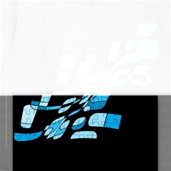 Blue Abstraction Rectangular Jigsaw Puzzl