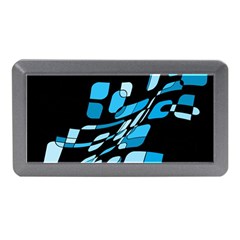 Blue Abstraction Memory Card Reader (mini) by Valentinaart