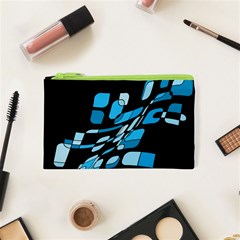 Blue Abstraction Cosmetic Bag (xs)