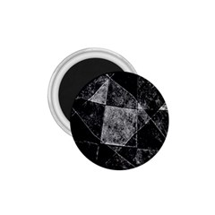 Dark Geometric Grunge Pattern Print 1 75  Magnets