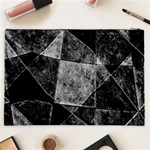 Dark Geometric Grunge Pattern Print Cosmetic Bag (XXL)  Back