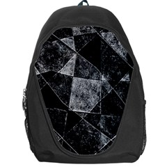 Dark Geometric Grunge Pattern Print Backpack Bag by dflcprints