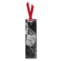 Dark Geometric Grunge Pattern Print Small Book Marks