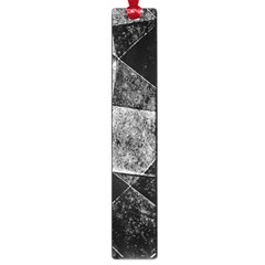 Dark Geometric Grunge Pattern Print Large Book Marks