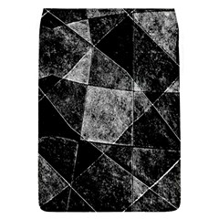 Dark Geometric Grunge Pattern Print Flap Covers (s)  by dflcprints