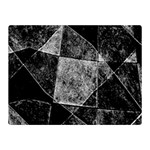 Dark Geometric Grunge Pattern Print Double Sided Flano Blanket (Mini)  35 x27  Blanket Front