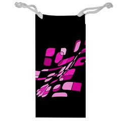 Purple Abstraction Jewelry Bags