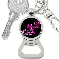 Purple Abstraction Bottle Opener Key Chains by Valentinaart