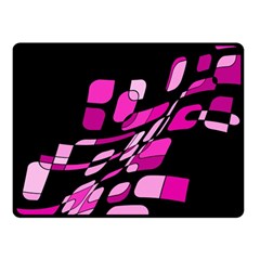 Purple Abstraction Fleece Blanket (small)