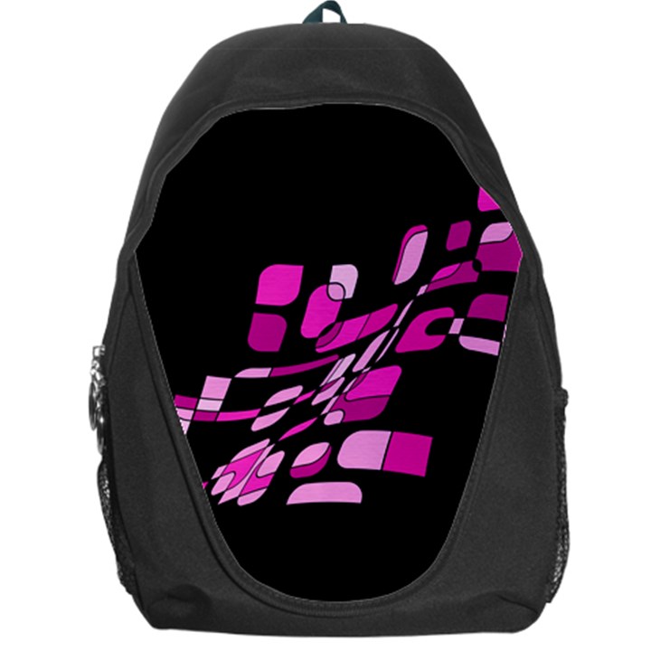 Purple abstraction Backpack Bag