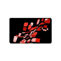 Orange Abstraction Magnet (name Card)