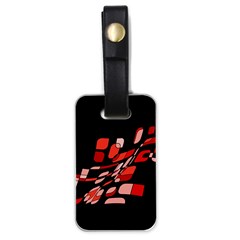 Orange Abstraction Luggage Tags (one Side) 