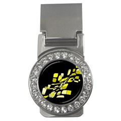 Yellow abstraction Money Clips (CZ) 