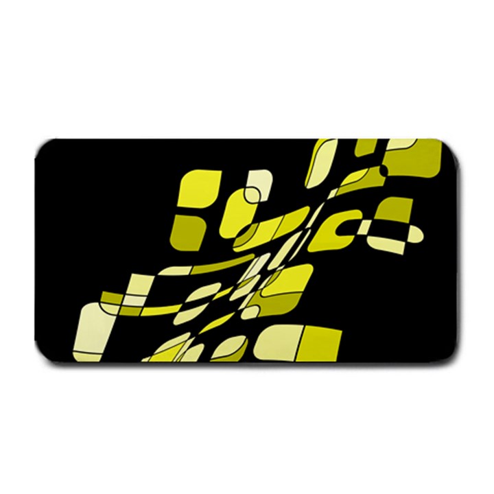 Yellow abstraction Medium Bar Mats