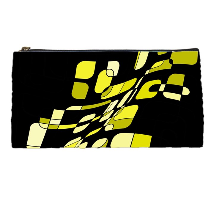 Yellow abstraction Pencil Cases