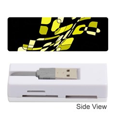 Yellow abstraction Memory Card Reader (Stick) 