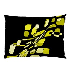 Yellow abstraction Pillow Case (Two Sides)