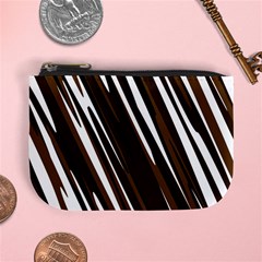 Black Brown And White Camo Streaks Mini Coin Purses by TRENDYcouture