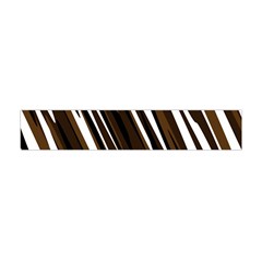 Black Brown And White Camo Streaks Flano Scarf (mini)