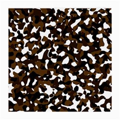 Black Brown And White Camo Streaks Medium Glasses Cloth (2-side)