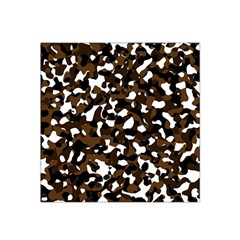 Black Brown And White Camo Streaks Satin Bandana Scarf