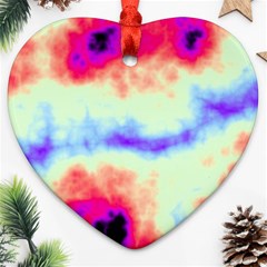 Calm Of The Storm Heart Ornament (2 Sides)