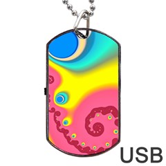 Distinction Dog Tag Usb Flash (two Sides) 