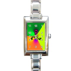 Creation Of Color Rectangle Italian Charm Watch