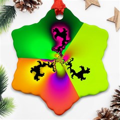 Creation Of Color Ornament (snowflake) 