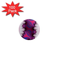 Liquid Roses 1  Mini Magnets (100 Pack) 