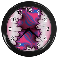 Liquid Roses Wall Clocks (black)