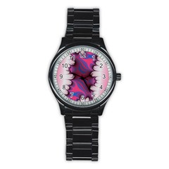 Liquid Roses Stainless Steel Round Watch by TRENDYcouture