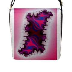 Liquid Roses Flap Messenger Bag (l) 