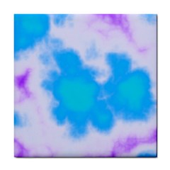 Blue And Purple Clouds Tile Coasters