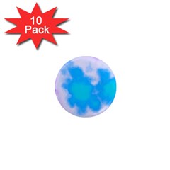 Blue And Purple Clouds 1  Mini Magnet (10 Pack) 