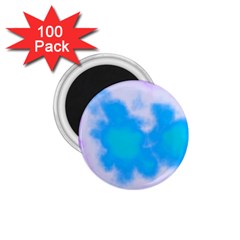 Blue And Purple Clouds 1 75  Magnets (100 Pack) 