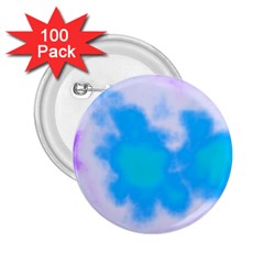 Blue And Purple Clouds 2 25  Buttons (100 Pack)  by TRENDYcouture