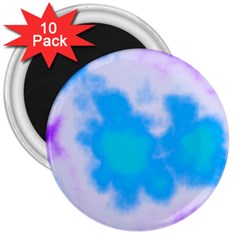 Blue And Purple Clouds 3  Magnets (10 Pack) 