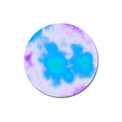 Blue And Purple Clouds Magnet 3  (round)