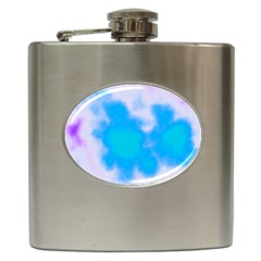 Blue And Purple Clouds Hip Flask (6 Oz) by TRENDYcouture