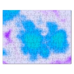 Blue And Purple Clouds Rectangular Jigsaw Puzzl