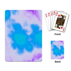 Blue And Purple Clouds Playing Card