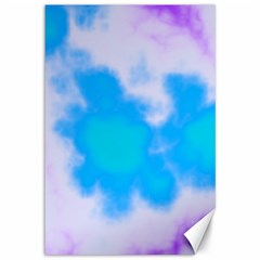 Blue And Purple Clouds Canvas 12  X 18  