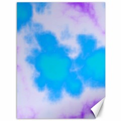 Blue And Purple Clouds Canvas 36  X 48   by TRENDYcouture