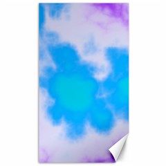 Blue And Purple Clouds Canvas 40  X 72   by TRENDYcouture