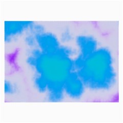 Blue And Purple Clouds Large Glasses Cloth (2-side)