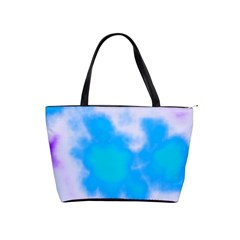 Blue And Purple Clouds Shoulder Handbags